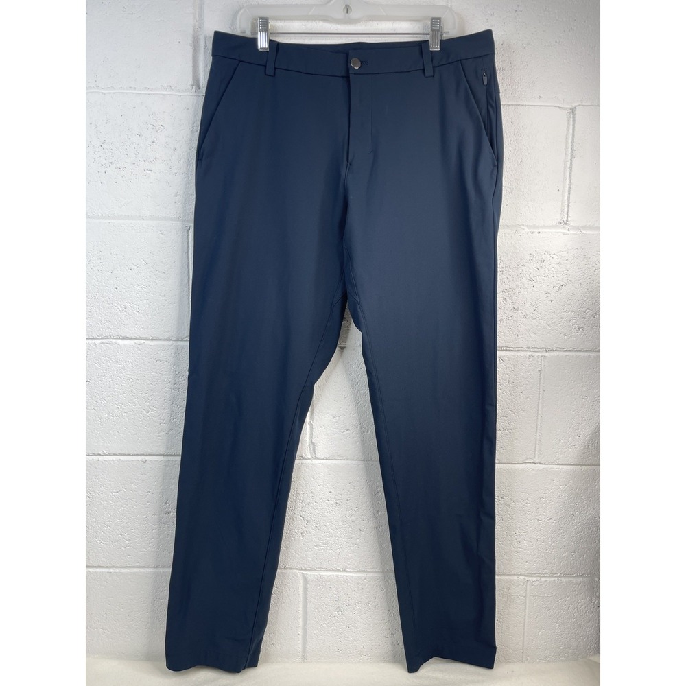 Lululemon Pants Mens 34x31 ABC Slim Fit 5-Pocket Chino Performance Modern Navy